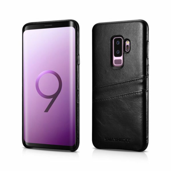 Genuine Leather Card Slot Case For Samsung Galaxy S9 Plus