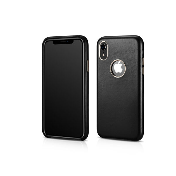Genuine Leather Case - Exposed Logo For iPhone XR