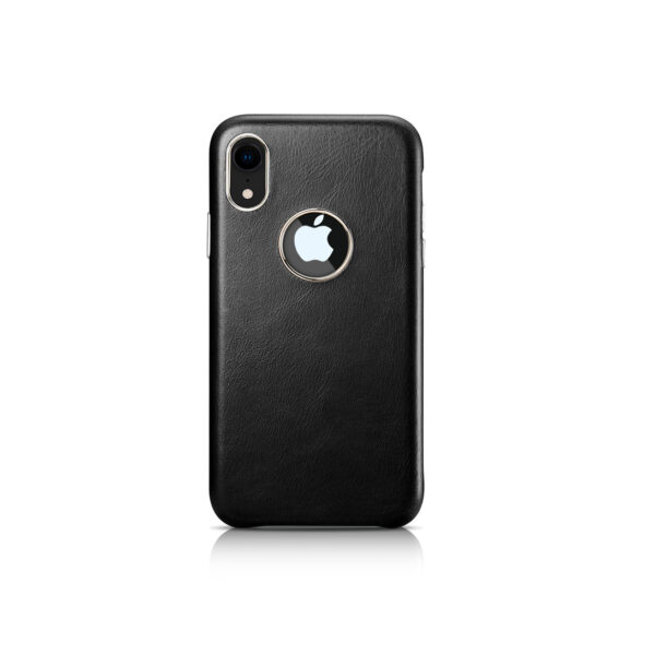 Genuine Leather Case - Exposed Logo For iPhone XR