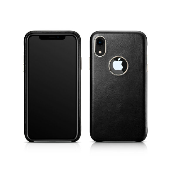 Genuine Leather Case - Exposed Logo For iPhone X / XS