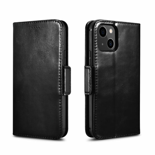 Genuine Leather Wallet Case | 2 in 1 Detachable | For iPhone 13 Mini