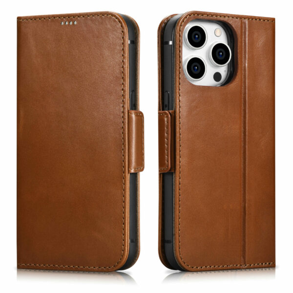 Genuine Leather Wallet Case | 2 in 1 Detachable | For iPhone 13 Pro Max
