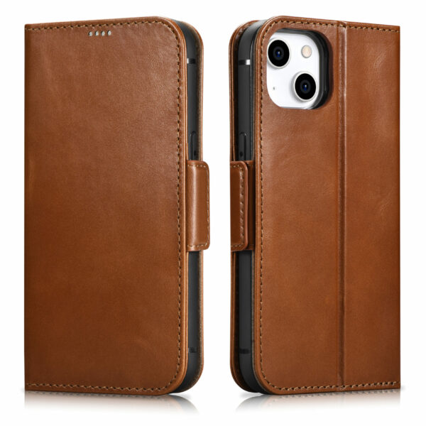 Genuine Leather Wallet Case | 2 in 1 Detachable | For iPhone 14